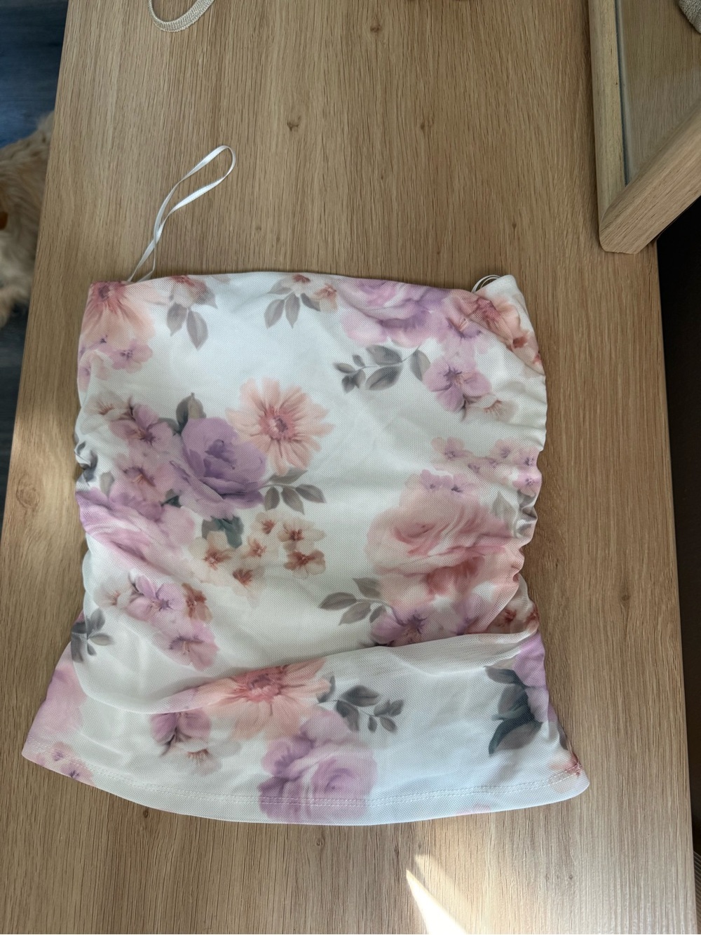 Garage Floral Tube Top